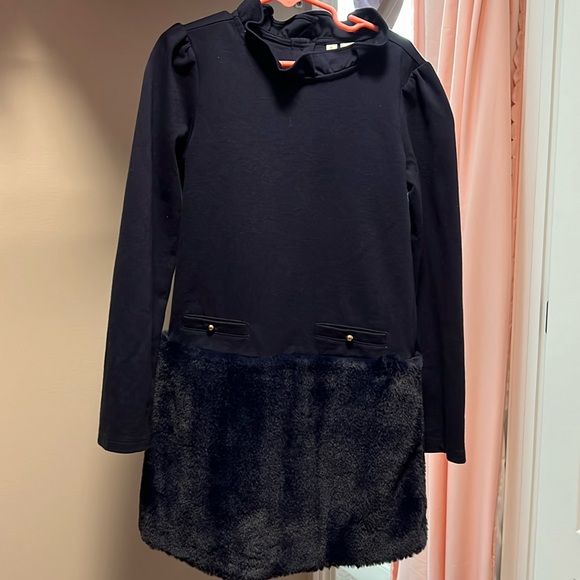 Janie and Jack size 7 navy blue dress - Picture 3 of 6